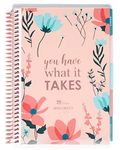 Erin Condren Coiled A5 Daily Wellness Planner, Features 160 Pages of Thick, Bleed Resistant 80 Pound Mohawk Paper Boost Productivity, Durable, Pretty, Cute, Stylize