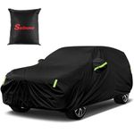 Sailnovo 7-Layer Heavy Duty SUV Car Cover Universal Fit 191-200" inch Waterproof All Weather Protection Zipper Access for Jeep Wrangler,Mazda CX-50 Outdoor Snow Sun UV Shield