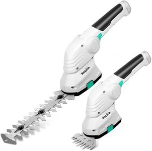 Keplin 2-in-1 Cordless Grass Shear & Hedge Trimmer – 7.2V Rechargeable 1500mAh Battery, Lightweight Handheld Garden Edging & Shrub Cutter with 2 Interchangeable Blades for Precise Trimming