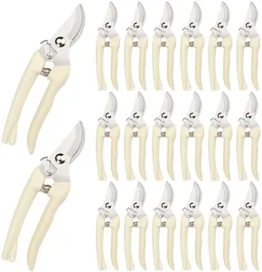 20 Pcs Garden Scissors for Plant, Tip Pruning Shears for Cutting Flowers, Trimming Plants, Bonsai and Fruits Picking (Bypass Blade Pruner)