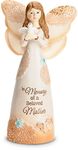 Pavilion Gift Company 19135 Light Your Way Memorial Beloved Mother Angel Figurine, 5-1/2"