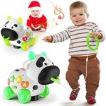 Musical Cow Toys for 1+ Year Old Bo