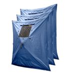 CLAM Quick-Set Wind & Sun Panel Pop Up Screen Tent for Escape Sport Shelter Canopy Tent with Carrying Bag, Accessory Only, Slate Blue (3 Pack)