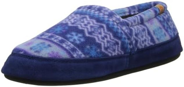 Acorn Women's Moc Slipper, Icelandic Blue, 6.5-7.5