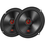 JBL SPKCB620F 6.5 inch 2-way car coaxial speakers with 55 W RMS and 165 W Peak, 92 dB sensitivity, 3 Ohm, 55 Hz–20 kHz, Plus One woofer, PEI tweeter, shallow compact design