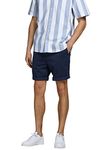 Jack & Jones Men's JJIBOWIE JJSHORTS Solid SA STS Shorts, Blazer Navy, M