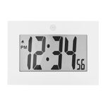 Marathon Large Digital Wall Clock | Large Digit Display with Alarm & Fold-Out Table Stand | Ideal Kitchen Wall Clock or as a Wall Clock for Bedroom