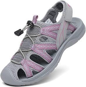Dannto Sandalias Deportivas Mujer para Verano Exterior Senderismo Ligeras Antideslizantes Trekking Deportivas Casuales Sandalias de Playa