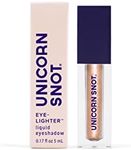 Unicorn Snot Eyelighter - Liquid Eyeshadow Makeup, Buildable Glitter Eyeshadow, Metallic Eyes - Stocking Stuffers for Women, Christmas Gifts for Teen Girls - Cruelty Free, 0.17oz/5mL (Go-Go/Rose Gold)