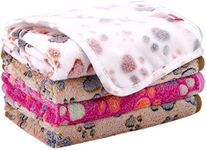 Pedgot 4 Pieces Fluffy Dog Blankets