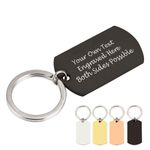 howson london Personalised Keyring Mothers Day Gifts from Daughter Son for Mum Nan Grandma Nanny Engraved Gift Titanium Steel Army Keychain Dog Tag Key Ring(Any Text, Black)