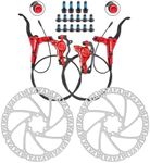 Zoom eBike Hydraulic Disc Brake Set – 2/3-Pin Power-Off Sensor, Pre-Bled Levers & Calipers with 160mm Rotors – Front & Rear Electric Bike Brake Kit