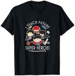 DC Comics Group Cartoons I Teach Future Super Heroes T-Shirt