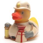 Duckshop I Bath Duck Bergmann Glück auf I Squeaky Duck Mining L 8.5 cm