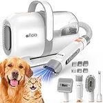 Afloia Dog Grooming Kit & Vacuum Suction, Professional Dog Clippers for Shedding with Pet Grooming Tools, Pet Grooming Clipper for Dog Cat Pet, 1.5L