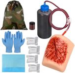 MedEduQuest Thigh Wound Packing Trainer kit, Stop The Bleed Training Kit, Bleed Control Kit for Medical Classes - Carrying Bag