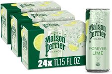 Maison Perrier Forever Lime Flavored Sparkling Water, 11.15 Fl Oz Cans, 8 Count, 3 Pack