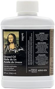 Speedball Art Products Mona Lisa Linseed Oil, 8 Fl Oz (Pack of 1), Amber