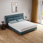 PayLessHere 10 Inch Mattress Green Tea Memory Foam Mattress CertiPUR-US Certified,Removable Soft Cover,Fiberglass Free,King mattresses for Bed Frame, Bunk Bed, Trundle, Daybed,White