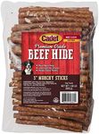 Cadet 100-Pack Rawhide Beef Munchy Sticks for Dogs, 5-Inch