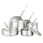 Viking Professional 5-Ply Stainless Steel Cookware Set, 10 Piece