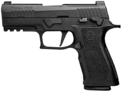 SIG SAUER P320 X-CARRY CO2 Blowback Semi-Auto 4.5mm Caliber Steel BB Optics Compatible Durable Black Air Pistol with High Contrast Sights - Airgun for Training, Target Practice & Recreational Shooting