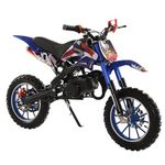 Mini Dirt Bike,49cc 2-Stroke Kids Dirt Bike,Gas Power Motorcycle,Racing Max Speed 40KM/H,Pocket Motorbike with Front Rear Disc Brakes