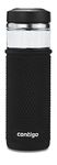 Contigo Glass Water Bottle with a Quick-Twist Lid, 20 oz, Licorice