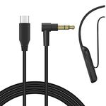 GEEKRIA USB-C Digital to Audio Cable Compatible with Sony WI-1000XM2, Monster Flex, Philips TAPN505, ATH ANC400BT Cable, Replacement Type-C Aux Audio Cord (4 ft/1.2 m)