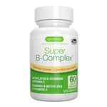 Super B Complex - High Absorption Methylated B Vitamins, Sustained Release, Complete Spectrum of B Vitamins with Folate, B6, boosted B12 & Vitamin C, Flush-Free Niacin, 60 Tablets, By Igennus