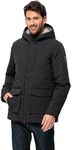 Jack Wolfskin Men's White Frost Jacket M, black, S