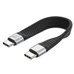 mytysun USB C to USB C Cable Short, USB 3.2 Gen 2 Fast Charge Cable, Support 5A/100W Quick Charge, 10Gbps Data Transfer, 4K@60Hz Video Output, Thunderbolt 3 Compatible for MacBook Pro, iPad Pro