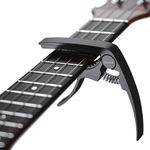 HAVENDI® Capo for Guitar + 3 Picks | Easy to use | Capo for Guitar - Acoustic Guitar, Classical Guitar, Electric Guitar & Ukulele