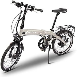 VELOJA® Ebike Klapprad – elektrisches Fahrrad faltbar – 20 Zoll – StZVO Ausstattung – 250W Hinterradnabenmotor 41 Nm, bis 100 km Distanz – 9 Gang – 5 Unterstützungsstufen – Alu – 21kg – Made in EU
