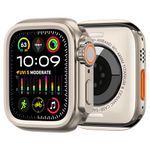 amBand 3 in 1 Metal Case Compatible with Apple Watch Series 6/5/4 SE/SE2 44mm, W1 Rugged Bumper Protector [Turning into Ultra 2/1 Upgrade] with Watch Crown + Watch Back Cover, Titanium Original