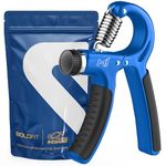 Boldfit Mumbai Indians(Mi) Official Merchandise Adjustable Hand Grip Strengthener, Gripper for Men&Women for Gym Workout Hand Exercise Equipment to Use in Home for Forearm Exercise Power Gripper Blue