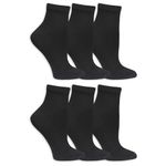 Dr. Scholl's Women's 4 Pack Diabetic and Circulatory Non Binding Ankle Socks - black - Shoe Size: 2-8 UK