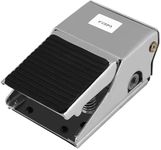 MAXAIR Pneumatic Pedal Switch, Pedal Valve Non Slip Grip G1/4 Threaded Foot Press Control Pedal Valve Switch Aluminum Alloy Body ((FV-320) 3 Way 2 Position)