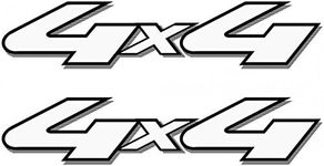 Vinylmark LLC Replacement 4x4 Off Road Decals (Black) - 2001 to 2008 Fits Ford Truck Bed