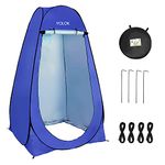 YOLOK Pop Up Privacy Tent Camping Toilet Dressing Changing Room Tent Portable Toilet for Camping Portable Shower Camping Shelter Beach Shade Tent (Blue)