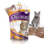 KIT4CAT CheckUp Kit at Home Wellness Test for Cats, Hydrophobic Litter for Urine Collection & Test Strips for Detection of Levels of Glucose, Protein, pH and Blood in Urine | 2lb litter Bag | 2 Strips