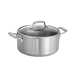 Tramontina Tri-Ply Clad 5 Qt Stainless Steel Covered Dutch Oven