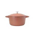 Westinghouse Performance Series 24 cm Orange Casserole Dish with Lid – Lightweight Cast Aluminium Pot | Hob to Oven, Induction & All Stovetops | Oven Safe with Handle Covers | Versatile Cooking Essential