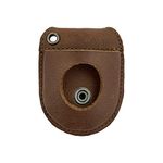 Hide & Drink, Pocket Watch Leather Case, Protector Holder, Timepiece, Accessories, Handmade Includes 101 Year Warranty :: Bourbon Brown