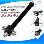 OXYWAVE 3 Way Splitter Coax RF Power Divider Splitter for Coaxial Cable, WiFi Antennas, RF Applications