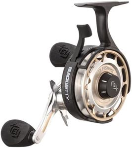 13 FISHING - Freefall Carbon - Inline Ice Fishing Reel - 2.5:1 Gear Ratio - RH Retrieve - BBCFFW2.5-RH