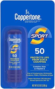 Coppertone Sport Sunscreen Lip Balm, SPF 50 Sunscreen for Lips, Skin Protectant, 0.13 Oz