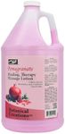 PRO NAIL - Healing Therapy Massage Lotion - Professional Pedicure, Body and Hot Oil Manicure, Infused with Natural Oils, Vitamins, Panthenol and Amino Acids (Pomegranate, 1 Gallon)