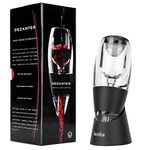 Mafiti Hotder Wine Aerator,Red Wine Decanter Pourer Purifier & Filter with Stand as Red Wine Gift Set for Christmas New Year Party Wine Lover Gift