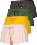 4 Pack Girls Butterfly Shorts Flowy